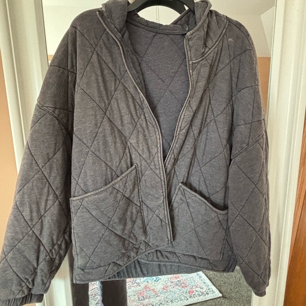 Target Gray Quilted Jacket